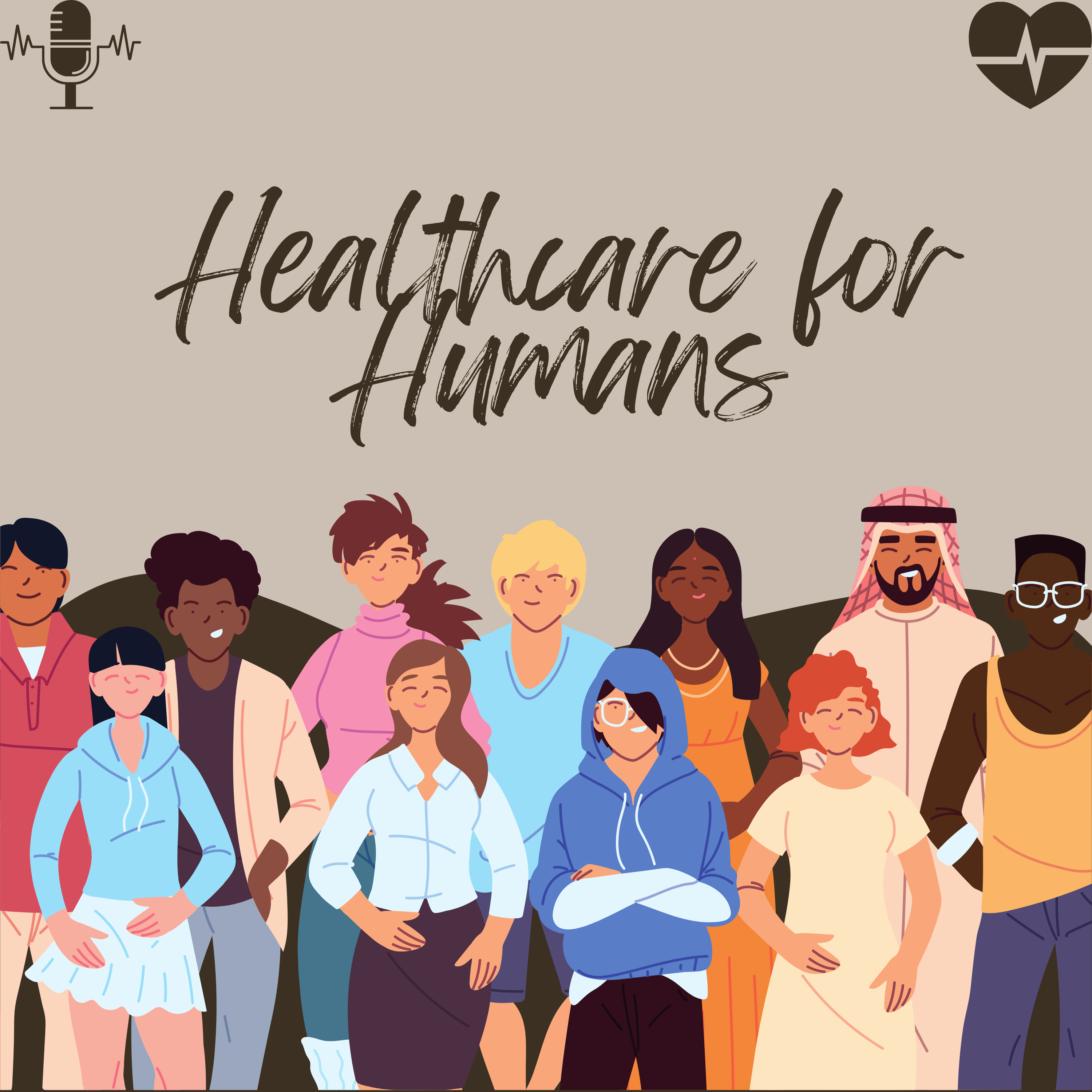Healthcare for Humans Podcast illustration