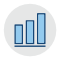 Icon of bar graph