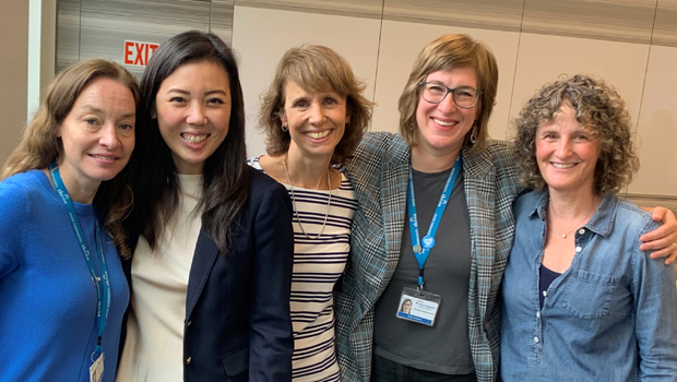 Hannah Burdge, Esther Hong, Paula Lozano, Katie Coleman, and Jennifer Meyer